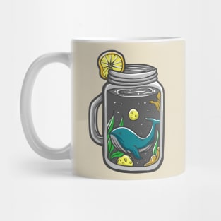 Space Drink Whale Mug